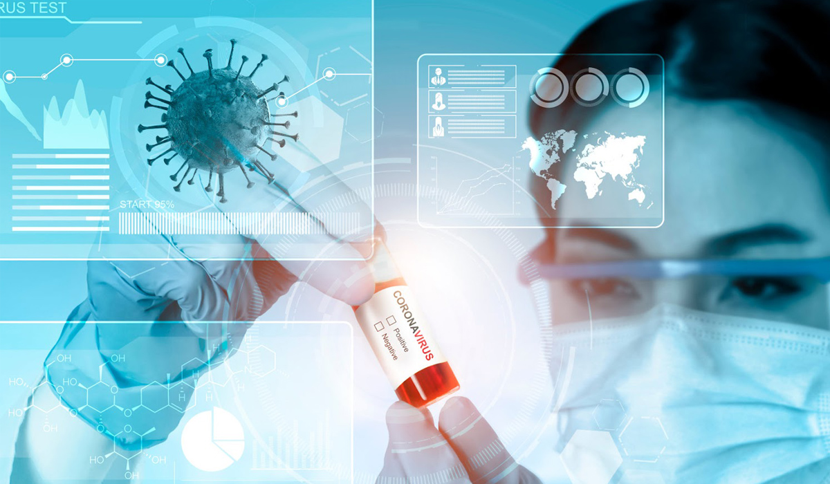Coronavirus test tubes